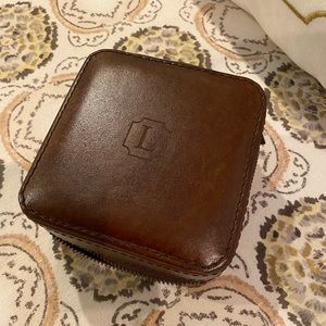 Pottery Barn “L” Monogram Jewelry Case